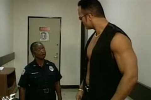 WWE The Rock funny segment with an old lady