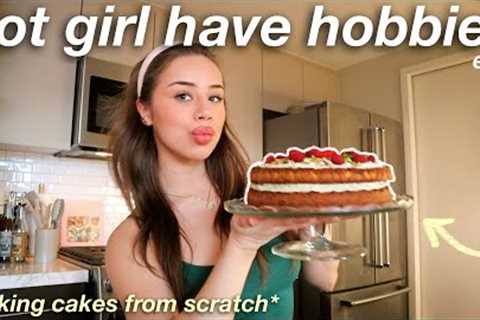 HOT GIRLS HAVE HOBBIES EP 1: BAKING | trying to bake cakes from scratch! *vlog*