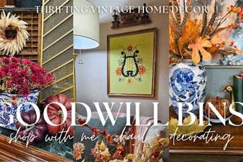 GOODWILL BINS THRIFTING 2025 - Thrift with Me: You Won't Believe These Vintage Home Decor Finds!