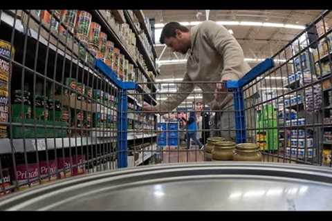 Public ASMR Grocery Shopping at Walmart