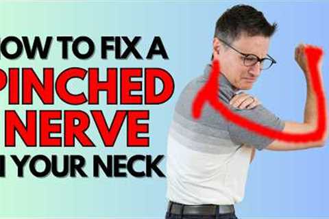 How to Fix a Pinched Nerve in Your Neck &amp; Shoulder Blade | Nerve Flossing | Dr. Jon Saunders