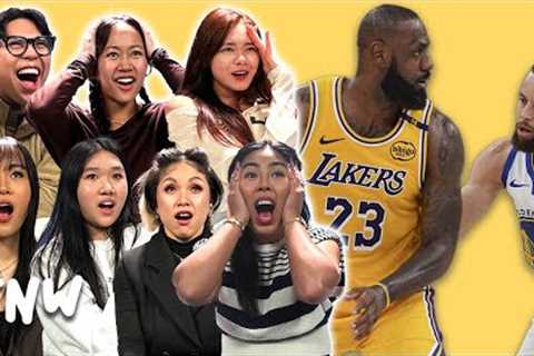 Asians React to Crazy NBA Moments For The First Time!