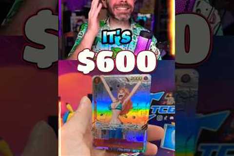 🔥 We Opened a $600 One Piece Nami Manga #onepiecetcg #onepiece #onepiececardgame