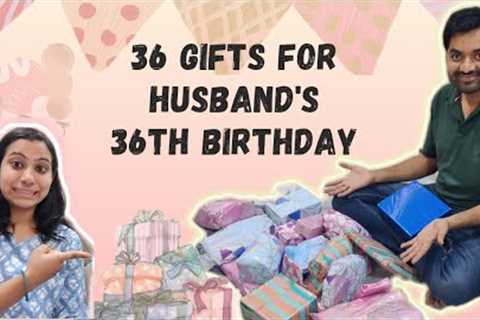 🎁GIFT IDEAS for men👨🏻 | 36 gifts for my husband's 36th birthday 🎂#birthdaygiftforhusband..
