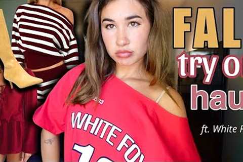 Building My FALL Wardrobe | White Fox Try On Haul!