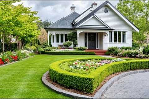 Front Yard Landscaping Design: Clean, Elegant Garden Ideas for Your Home This Year!