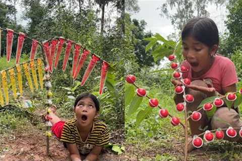 Part 15 Survival Skills SMART Ideas and USEFUL in Forest With Single Mom  Jungle Life
