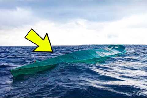US Navy Spots Mysterious Blue Boat – Then They Take a Look Inside!