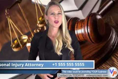 Personal Injury Attorney - Compelling Video Commercial - Personal Injury Lawyer Female Spokesperson