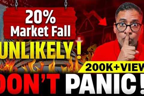 I'm Investing now as 20% Market Fall looks Impossible - Rahul Jain Analysis #marketcrash #portfolio