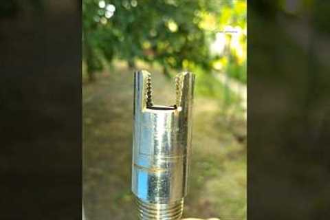 Great Plumbing Trick! How to Install Plastic Water Pipes Without Heat Welding #diy #plumbing #tricks
