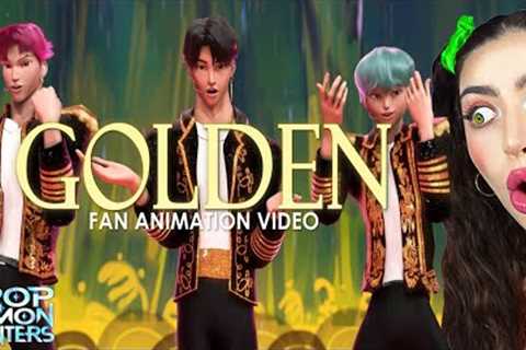 SAJA BOYS SING GOLDEN! (KPop Demon Hunters FAN ANIMATION)