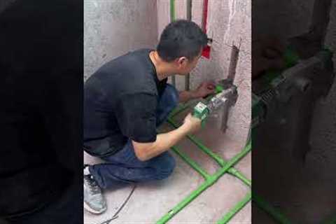 How to Connect Water Pipes Inside the Wall | Plumbing Tips