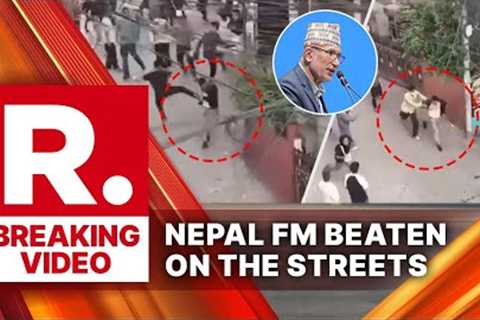 Nepal Finance Minister Beaten Amid Unrest | Nepal Gen-Z Protests | Breaking | Social Media Ban