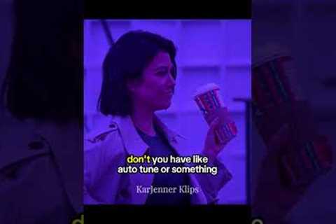 Kourtney Can’t Stop Laughing at Kris Jenner’s Singing #thekardashians #shorts #kuwtk #kimkardashian