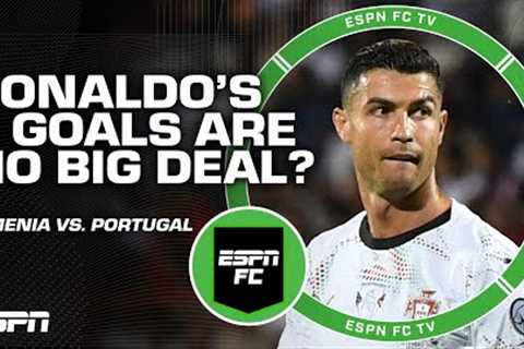 'NOT A BIG DEAL' 🗣️ Craig Burley NOT impressed by Cristiano Ronaldo's 2 goals vs. Armenia | ESPN FC