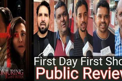 The Conjuring Last Rites Movie Public Review First Day First Show || Public Reaction First Show 