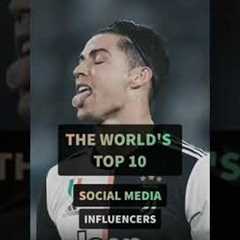 Top 10 influencers in the world😍 #influencer #famous
