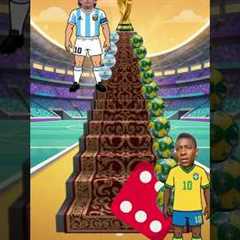 Pele vs Maradona 😎Challenge – Two Historical Legends💀 ? #pelé #maradona
