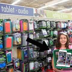 $1 iPHONE SHOPPiNG SPREE CHALLENGE AT DOLLAR TREE!