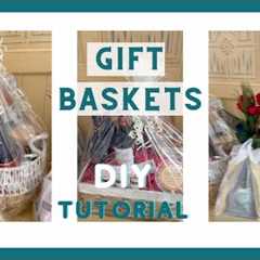 Gift Baskets DIY For Valentine's Day - How to make a Wine Gift Basket The Easy Way.