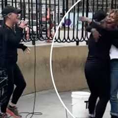 Kelly Clarkson shocks Vegas street performer: ‘No clue’ who I was