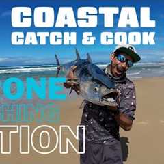 Incredible DRONE FISHING Action - Beach Fishing For BIG Sharks & Tuna