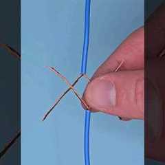 Remember This Trick How to Connect Electrical Wires Together.
