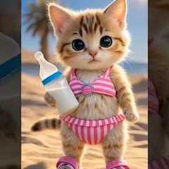 Cat Dance ❤️| Cute kitten #ai #cat #lovecats #cats#catvideos #funny #kittens #catlover 16042025B