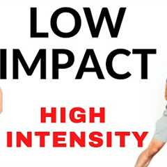 Low impact, high intensity intermediate home cardio workout