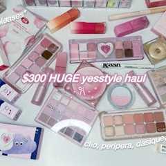 $300 YESSTYLE k-beauty haul; brand new releases & viral products