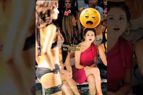 when Selena was fascinated by this woman😱 #selenagomez #shorts #trendingnow #funny