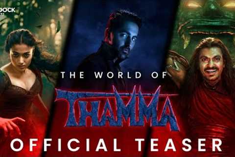 World of Thama | Official Teaser | Ayushmann, Rashmika, Paresh, Nawazuddin | Dinesh V | This Diwali
