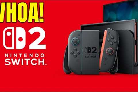 Nintendo Officially Revealed the Switch 2 &amp;... HYPE IS RISING!