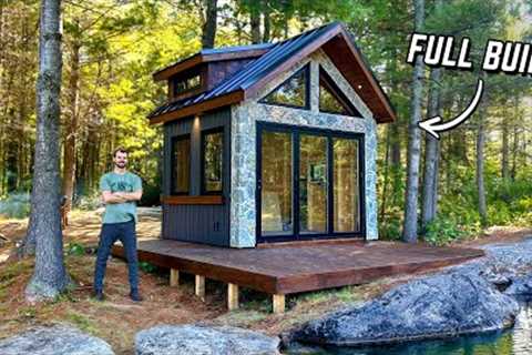 TINY COTTAGE IN THE WOODS - Full DIY Build