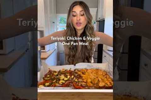 Teriyaki chicken &amp; veggie one pan meal!!