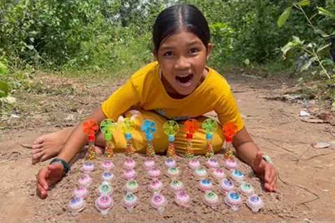 Part 72 Survival Skills SMART Ideas and USEFUL in Forest With Single Mom  Jungle Life