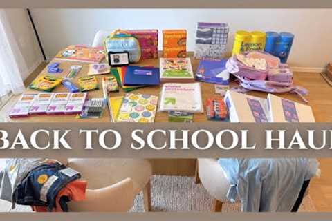 Back-to-School Haul 2025 | Shopping for 3rd Grade + Preschool