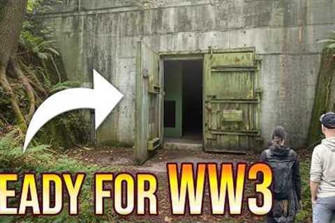 Exploring ABANDONED BUNKERS ready for WWIII
