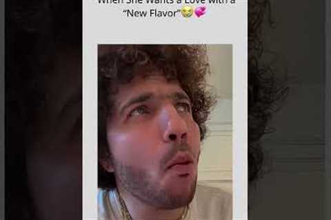 When She Wants a Love with a “New Flavor” 😭💞#SelenaGomez #BennyBlanco #FunnyCouple