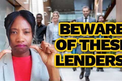 DON'T Use THESE Lenders! First Time Homebuyers Tips and Advice