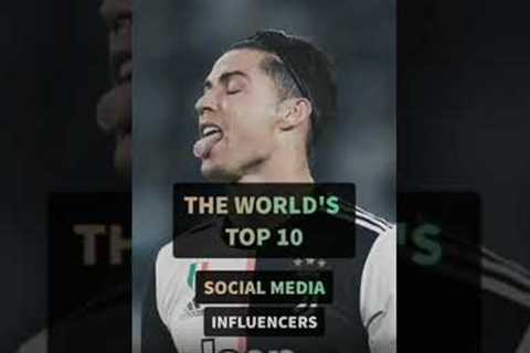 Top 10 influencers in the world😍 #influencer #famous