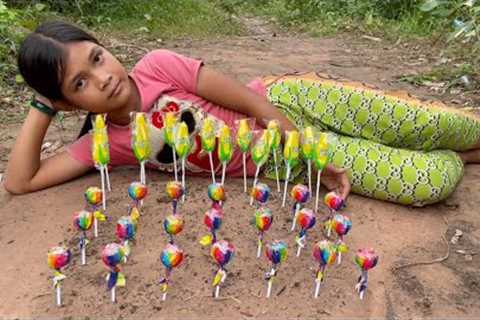 Part 73 Survival Skills SMART Ideas and USEFUL in Forest With Single Mom  Jungle Life
