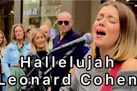 Street performers, incredibly moving version of ‘Hallelujah’ ￼ Leonard Cohen Allie Sherlock Cover.