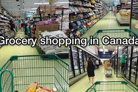 Two months of grocery shopping, Grocery Shopping Compilation in Canada with prices🛒🛒