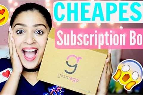 *NEW* UNBOXING GLAMEGO SUBSCRIPTION BOX ! CHEAPEST MONTHLY SUBSCRIPTION