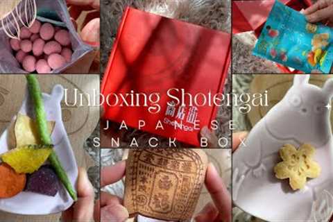 🍡🍵 Shotengai Japanese Snack Box Unboxing Delight! 🇯🇵 Healthy Snacks from Japan