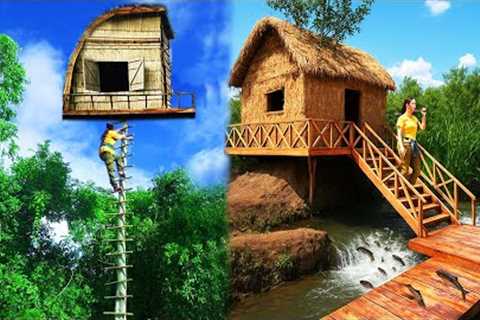 Building a Dream Treehouse in the Jungle, Amazing Nature Survival Skills