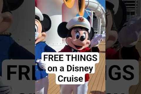 All the FREE things YOU can get on a Disney Cruise!  Disney Fantasy #disneycruise #disneycruiseline