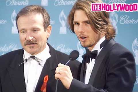 Tom Cruise Crashes Robin Williams Acceptance Speech With Gene Hackman At The People's Choice Awards